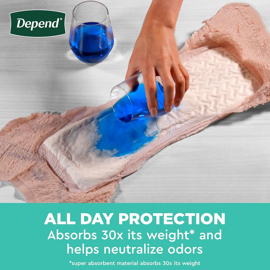 Depend Fresh Protection Disposable Underwear for Women (72)