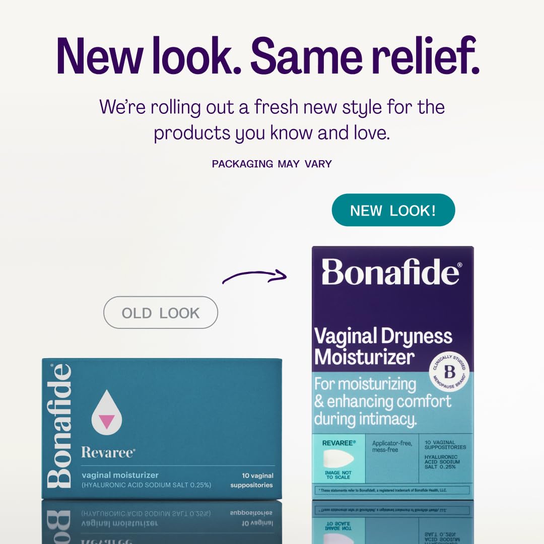 Bonafide Revaree Vaginal Moisturizer with Hyaluronic Acid (20 Inserts)