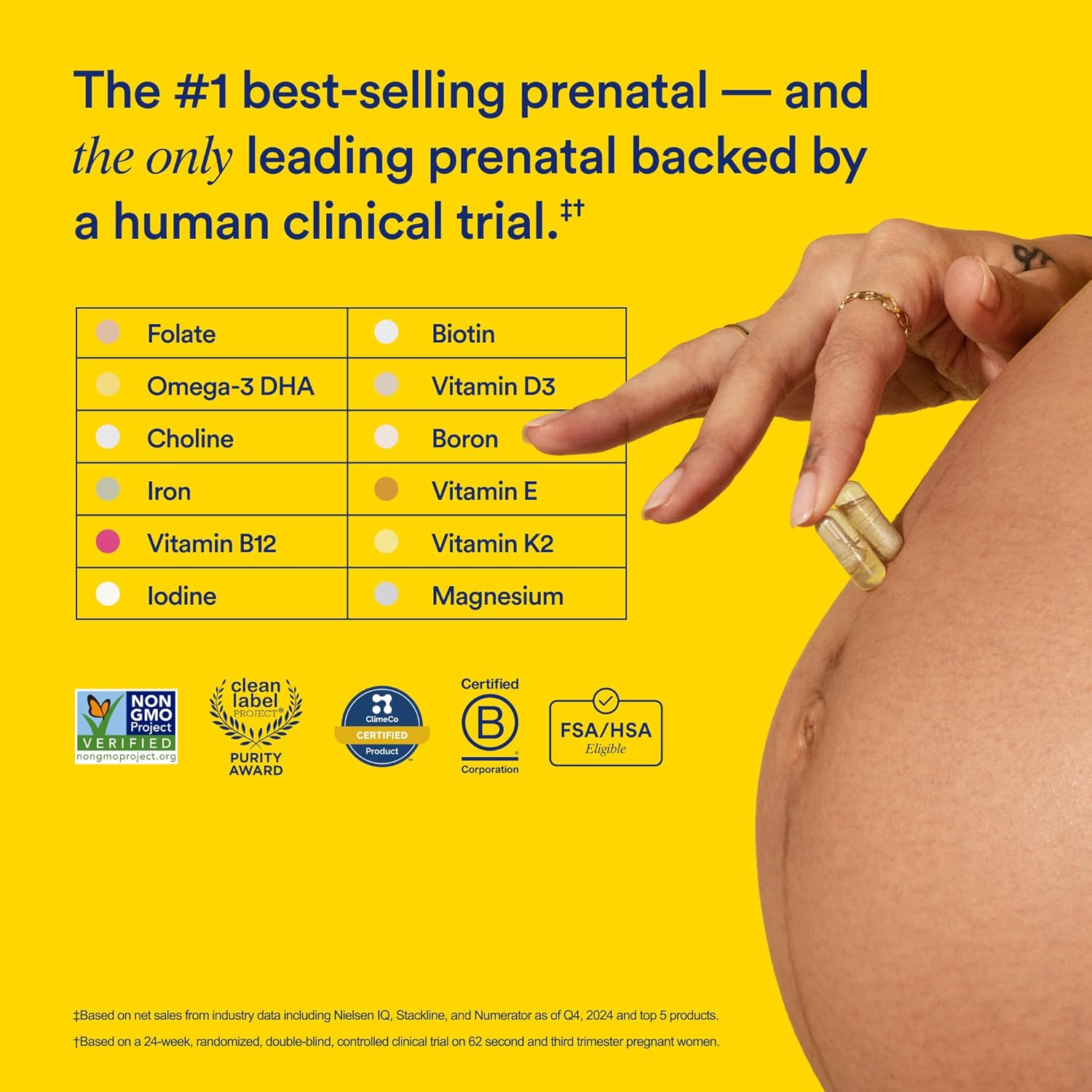 Ritual Essential Prenatal Vitamins (Vegan, 30-Day Supply)