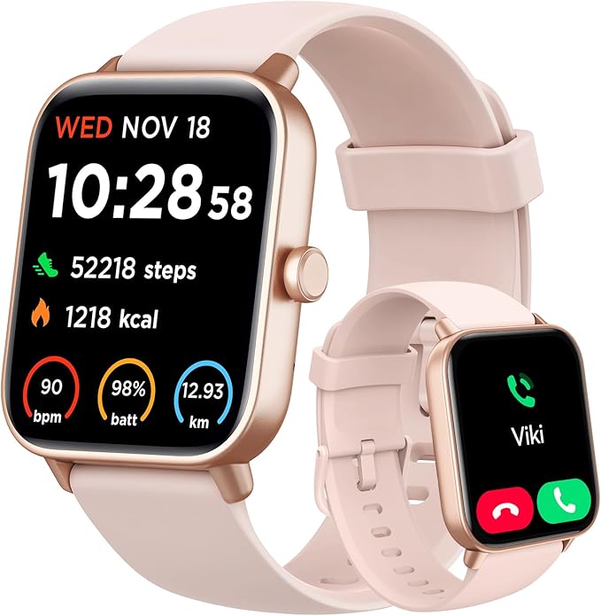 Women’s Smartwatch with Alexa & Bluetooth Calling (1.8″, IP68)