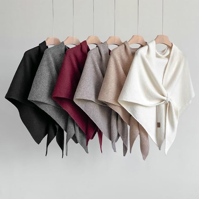 Women’s Winter Knit Shawl Wrap Cardigan