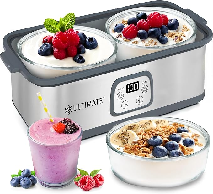 Ultimate Probiotic Yogurt Maker – Adjustable Temp & Time