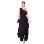 Women’s Elegant Sleeveless Split Maxi Dress: Stylish Slim Fit Summer Look