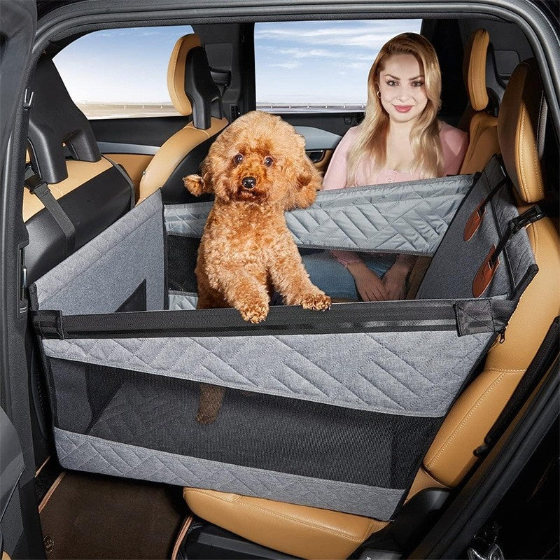 Waterproof Dog Car Seat Cover: Stain-Resistant Pet Cushion for Safe & Comfortable Travel
