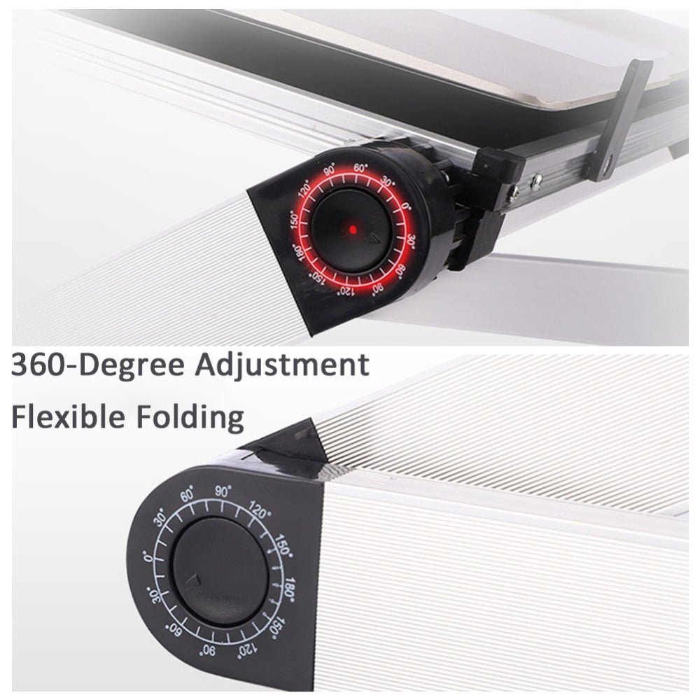 Adjustable Foldable Laptop Stand – Ergonomic Desk & Tablet Holder - Sixin1
