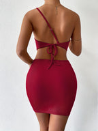 One-Shoulder Glam Sleek & Sexy Bodycon Dress