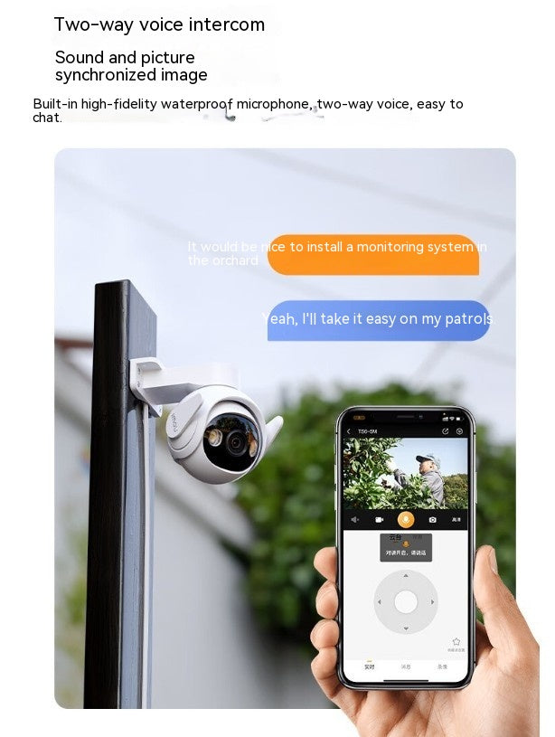 Ultra HD 5MP Security Camera: Outdoor Waterproof Surveillance System