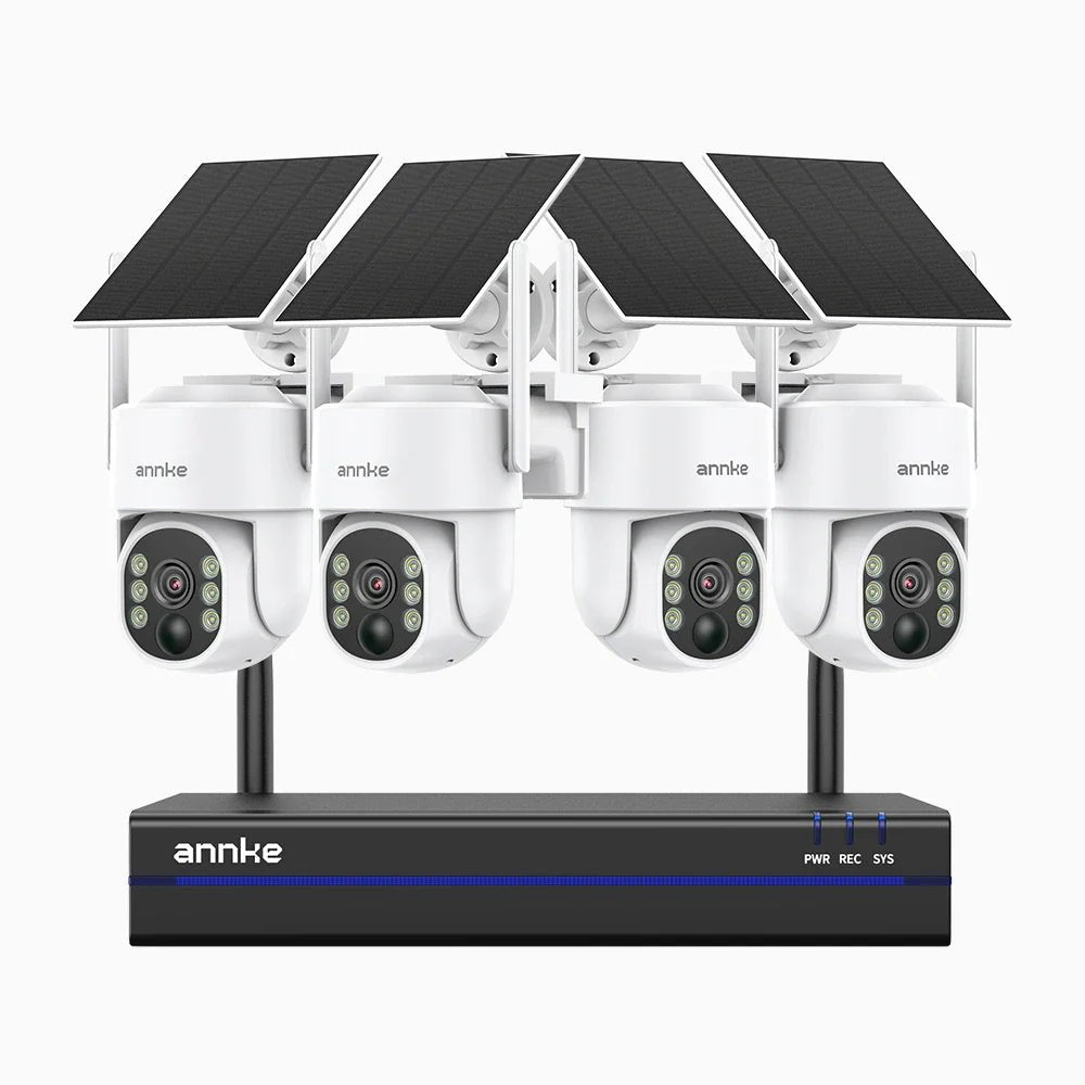 All - in - One Solar Security System – 4MP, 8 Cameras & Smart Monitoring - Sixin1