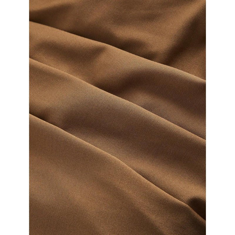 Asymmetrical Hem Wrap Skirt: Tie - Front Elegant Fit - Sixin1