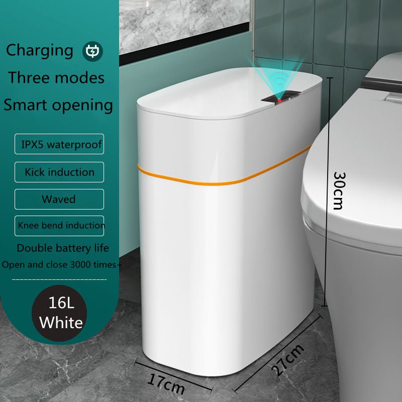 Automatic Smart Trash Can with Lid - Sixin1