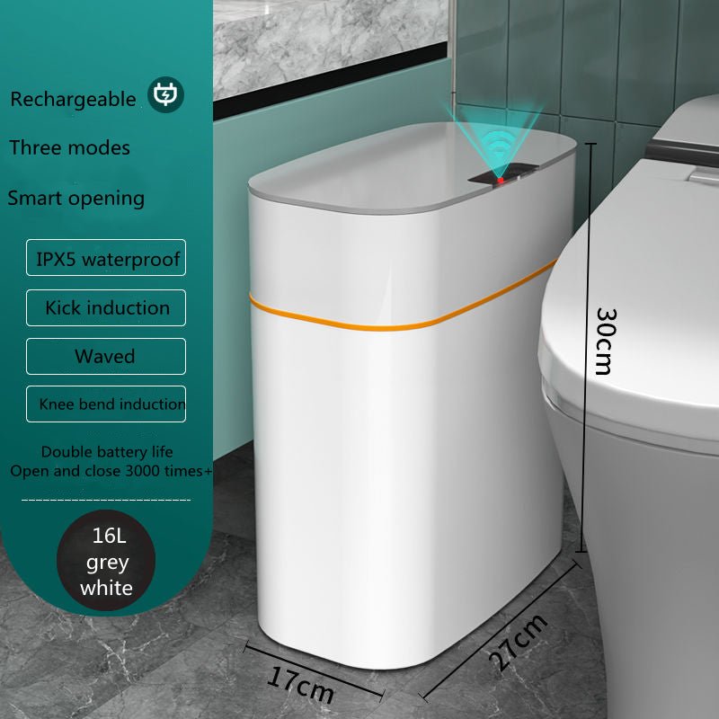 Automatic Smart Trash Can with Lid - Sixin1