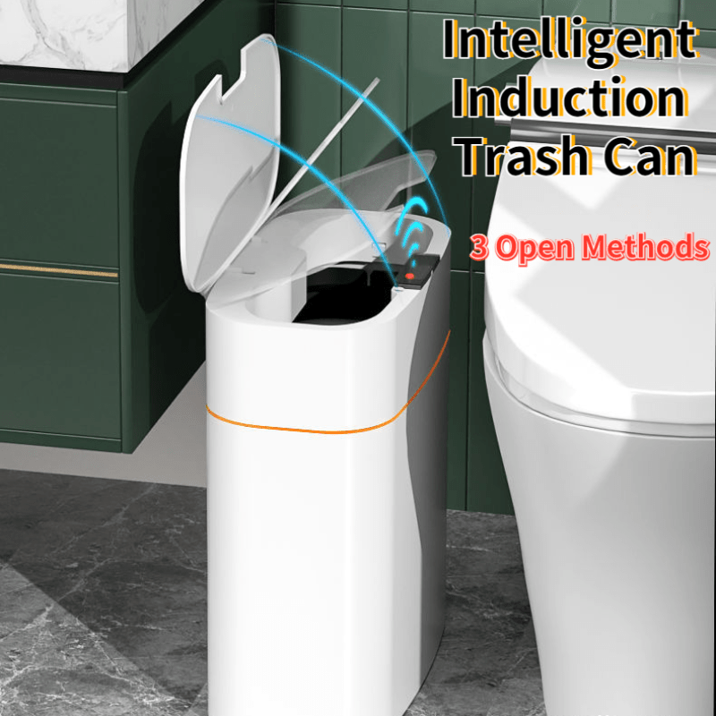 Automatic Smart Trash Can with Lid - Sixin1