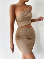 One-Shoulder Glam Sleek & Sexy Bodycon Dress