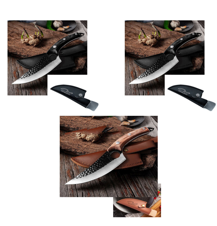 Small Scimitar Butcher Knife for Meat Processing