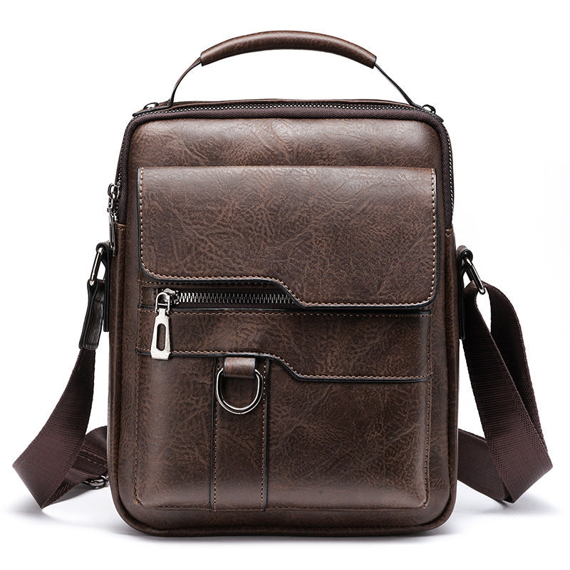 Men’s Retro One-Shoulder Business Crossbody Bag