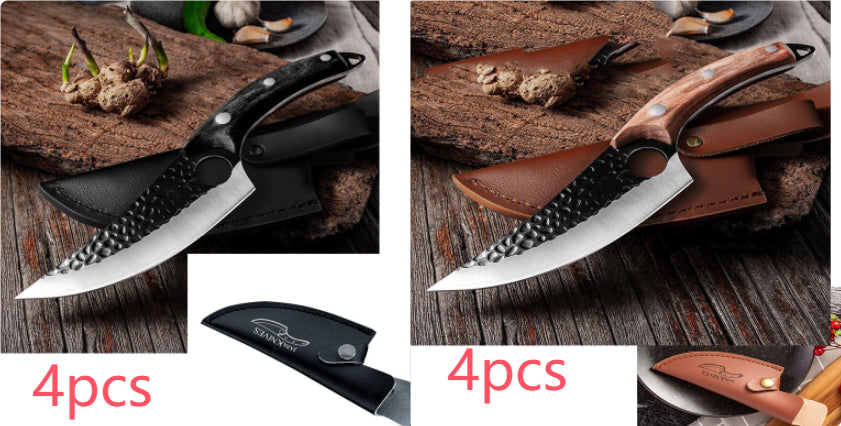 Small Scimitar Butcher Knife for Meat Processing