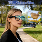 AI Smart Glasses – 8MP HD Camera, Real-Time Translation (139 Languages), Audio & Hands-Free Calling