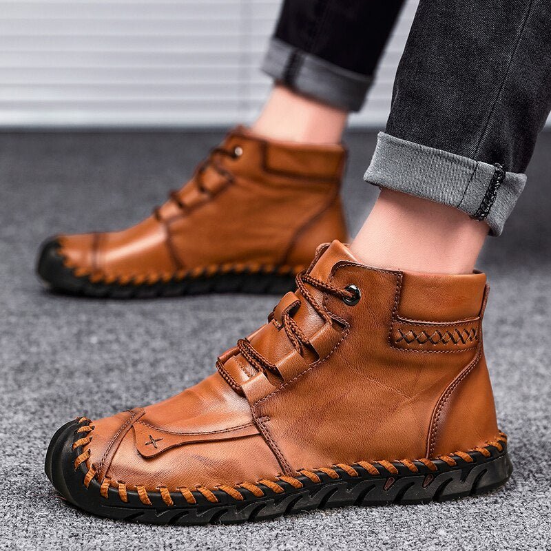 Classic Men’s Casual Leather Shoes - Sixin1