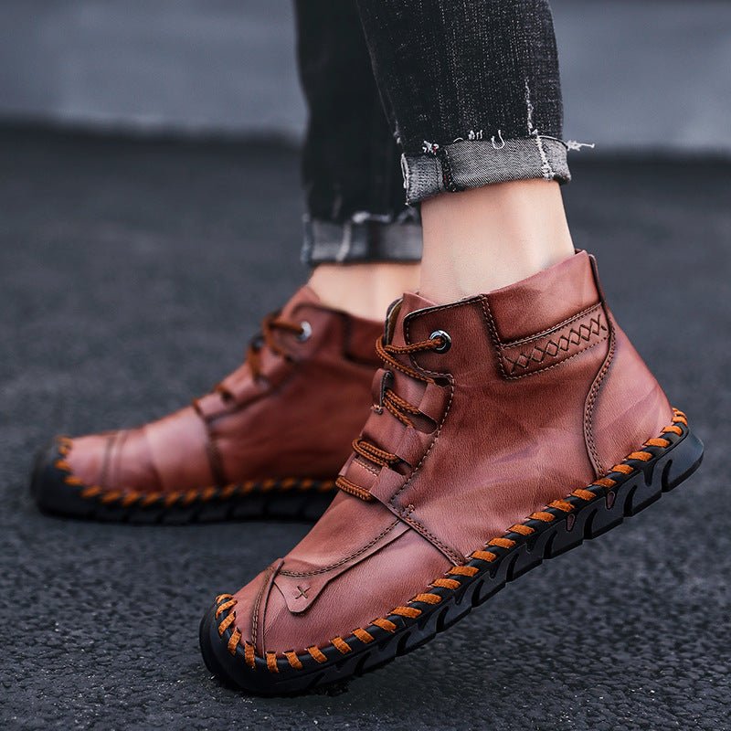 Classic Men’s Casual Leather Shoes - Sixin1