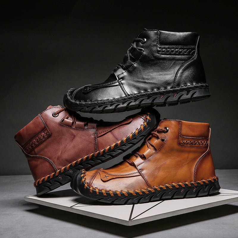 Classic Men’s Casual Leather Shoes - Sixin1