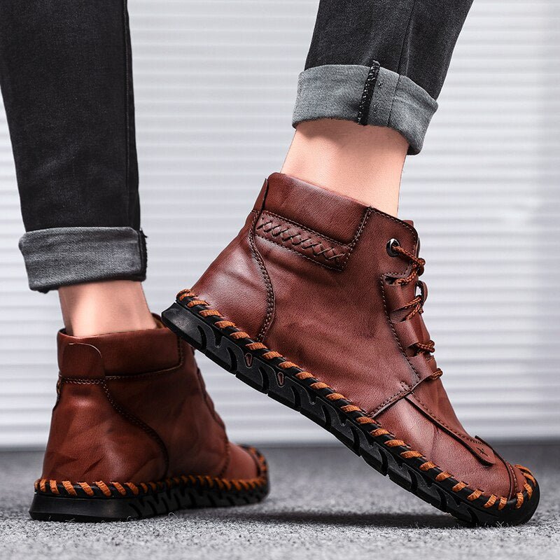 Classic Men’s Casual Leather Shoes - Sixin1
