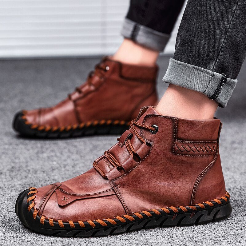 Classic Men’s Casual Leather Shoes - Sixin1