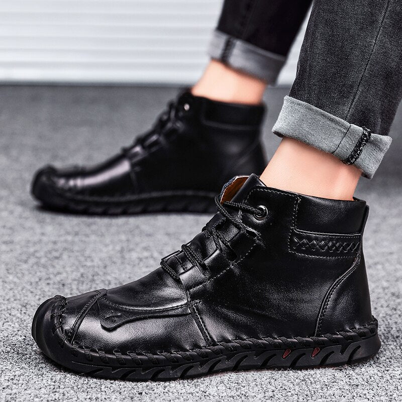 Classic Men’s Casual Leather Shoes - Sixin1