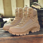 Combat Boots Winter Fleece - lined Warm Snow Boots Men - Sixin1