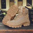 Combat Boots Winter Fleece - lined Warm Snow Boots Men - Sixin1