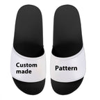 Couple Printed Fashionable Indoor Household One Word Slippers - Sixin1