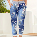 Women’s Printed Magic Jogger Pants: European & American Casual Fit