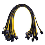 Dual 8-Pin GPU Adapter Cable: 6-Pin to 8-Pin PCIe Power Splitter - Sixin1