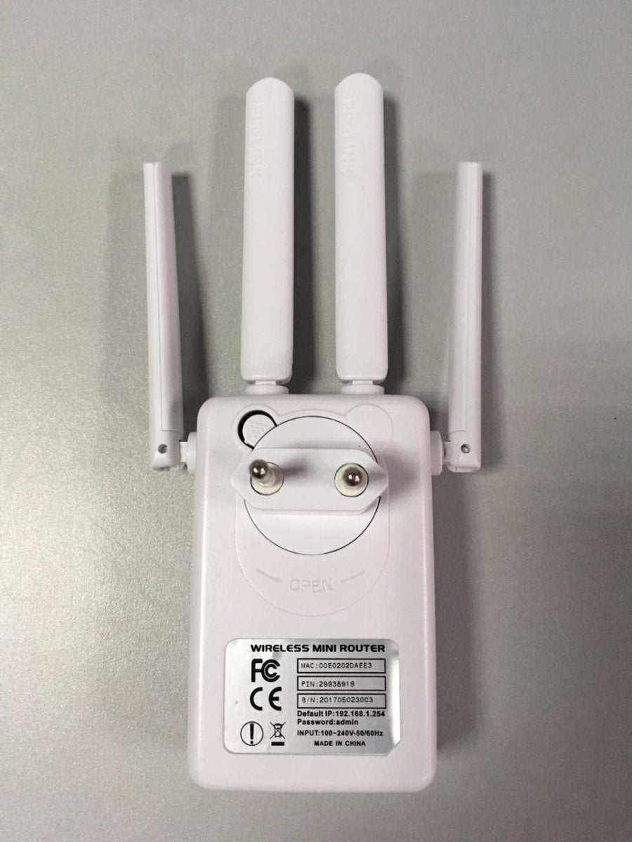 Dual-Band WiFi Repeater: 4 Antenna High Coverage Internet Booster - Sixin1