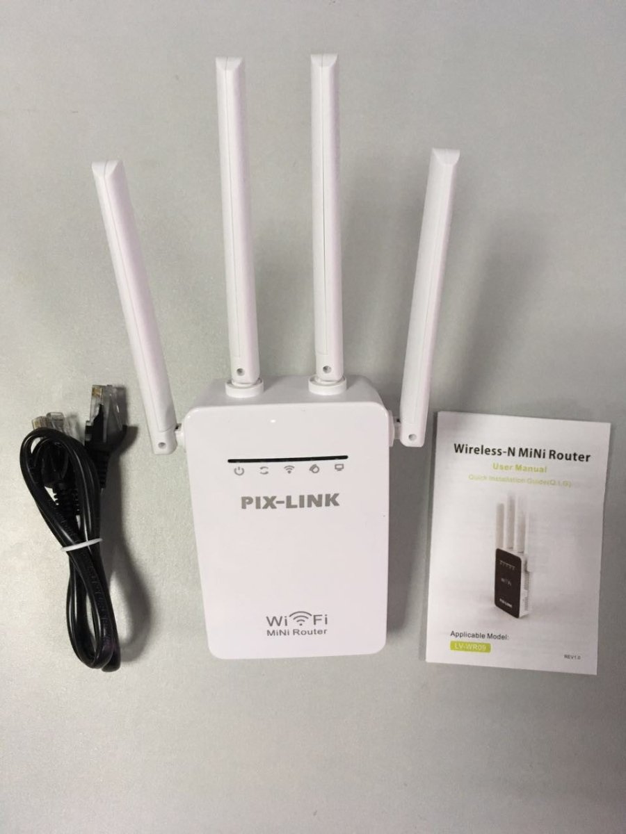 Dual-Band WiFi Repeater: 4 Antenna High Coverage Internet Booster - Sixin1