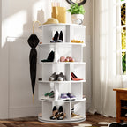 Rotatable Shoe Rack, Round, Height 115 Cm, Width 60 Cm