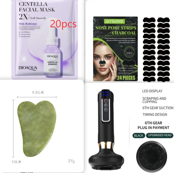 Electric Vacuum Cupping Massager For Body Anti - Cellulite Suction Cup Gua Sha Massage Body Cups Guasha Fat Burning Slimming Jars - Sixin1