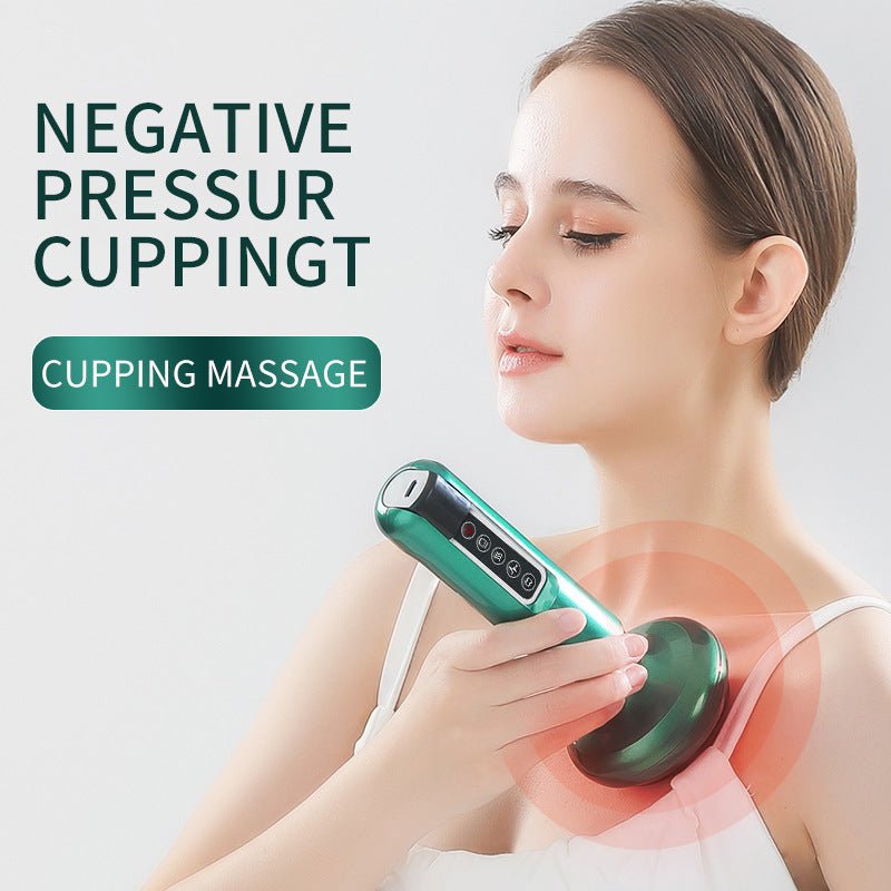 Electric Vacuum Cupping Massager For Body Anti - Cellulite Suction Cup Gua Sha Massage Body Cups Guasha Fat Burning Slimming Jars - Sixin1