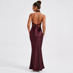 Elegant Backless Sleeveless Summer Dress: Lightweight Chic Style - Sixin1