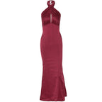 Elegant Backless Sleeveless Summer Dress: Lightweight Chic Style - Sixin1