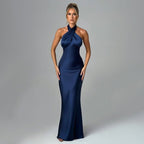Elegant Backless Sleeveless Summer Dress: Lightweight Chic Style - Sixin1