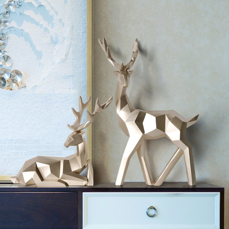 Elegant Deer Home Decor Statue - Sixin1