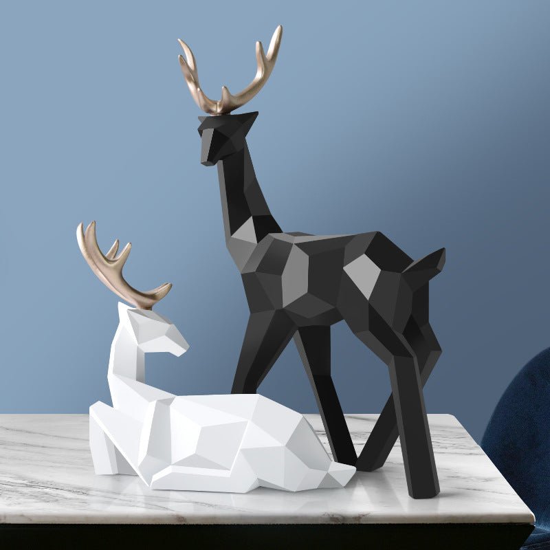 Elegant Deer Home Decor Statue - Sixin1