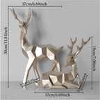 Elegant Deer Home Decor Statue - Sixin1