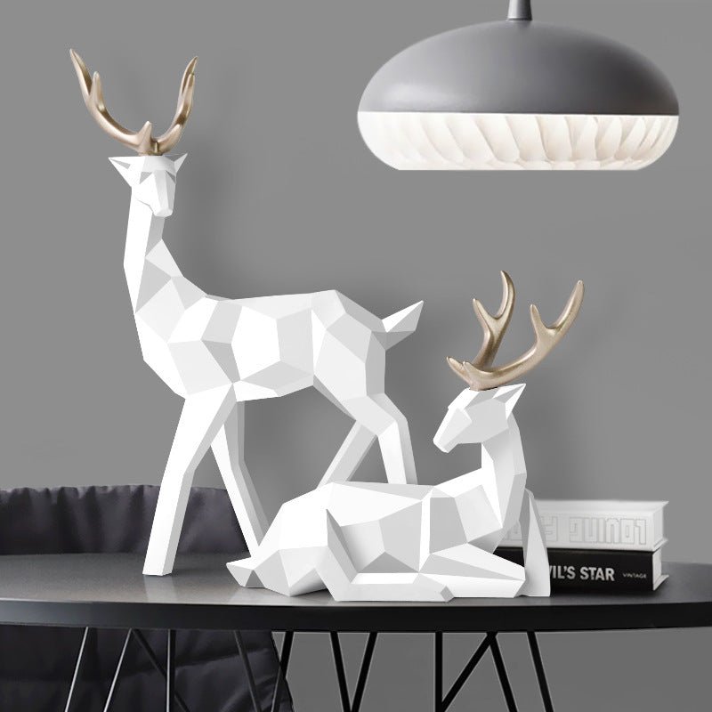 Elegant Deer Home Decor Statue - Sixin1