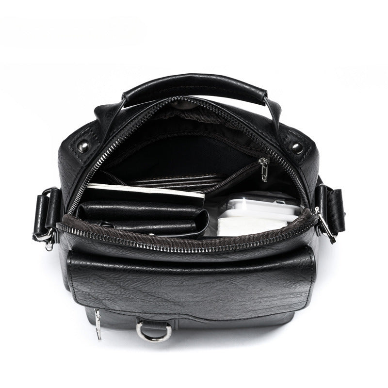 Men’s Retro One-Shoulder Business Crossbody Bag