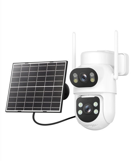 4G LTE Solar PTZ Security Camera 2.5K: Wireless Outdoor Camera with Battery & Remote Access (GW-B20-CN)