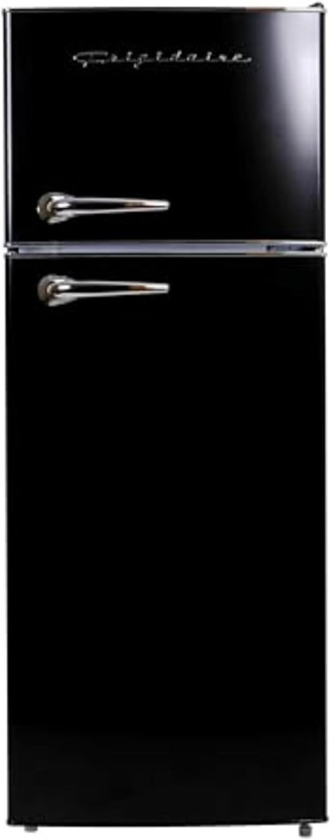 Frigidaire 7.5 Cu Ft Retro Top Freezer Fridge – Black - Sixin1