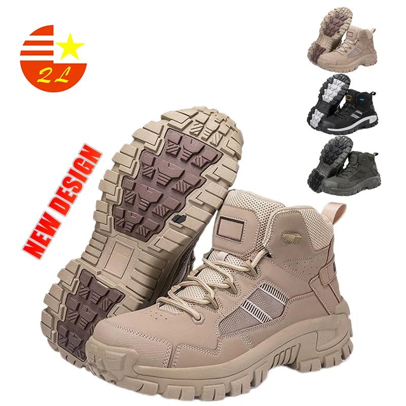 Hot Selling Original Mens Tactical Shoes in Stock Winter Hunting Shoes Stylish Shoes for Mountains - Sixin1