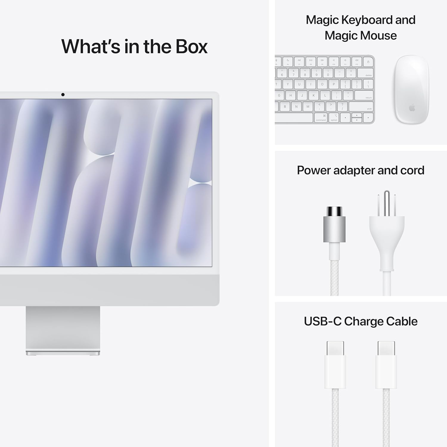 Apple iMac 24” (2024) All-in-One – M4 Chip, 16GB RAM, 256GB SSD
