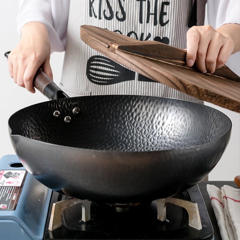 Iron Nonstick Cooking Pan with Lid - Sixin1